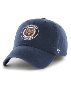 47 �u�����h �����Y �A�N�Z�T���[ �X�q '47 Brand Men's Navy Detroitigers Cooperstown Collection Franchise Fitted Hat Navy �l�C�r�[