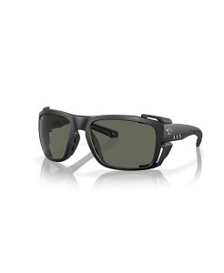 �R�X�^�f���}�[�� �����Y �A�N�Z�T���[ �T���O���X�E�A�C�E�F�A Costa Del Mar Men's King Tide Polarized Sunglasses 6S9111 Black Pearl �p�[��
