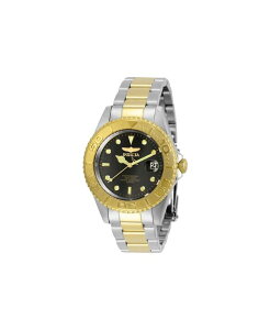 �C���r�N�^ �����Y �A�N�Z�T���[ �r���v Invicta Men's 29941 Pro Diver Quartz 3 Hand Black Dial Watch Silver �V���o�[