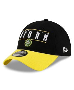 �j���[�G�� �����Y �A�N�Z�T���[ �X�q New Era Men's and Women's Black/Yellow Seattle Storm 2025 WNBA Draft 9TWENTY Adjustable Hat Black Yellow �u���b�N