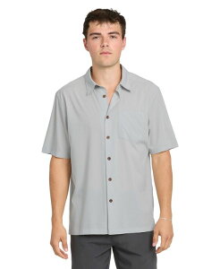 �N�C�b�N�V���o�[ �E�H�[�^�[ �}�� �����Y �g�b�v�X �V���c Quiksilver Waterman Quiksilver Mens Chaser Performance fabric Shirt High rise