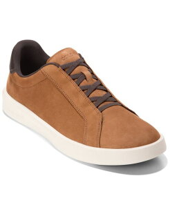 �R�[���n�[�� �����Y �V���[�Y �X���b�|���E���[�t�@�[ �X�j�[�J�[ ���[�X Cole Haan Men's Grand Crosscourt Daily Lace-To-Toe Slip-On Sneakers British Tan �^��