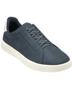 �R�[���n�[�� �����Y �V���[�Y �X���b�|���E���[�t�@�[ �X�j�[�J�[ ���[�X Cole Haan Men's Grand Crosscourt Daily Lace-To-Toe Slip-On Sneakers Navy Blazer Nubuck �l�C�r�[