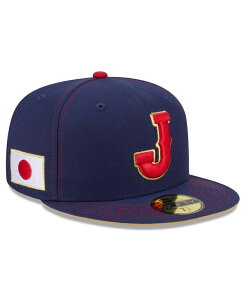�j���[�G�� �����Y �A�N�Z�T���[ �X�q New Era Men's Navy Japan Baseball 2026 World Baseball Classic 59FIFTY Fitted Hat Navy �l�C�r�[
