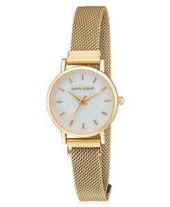 ���[���A�V�����C ���f�B�[�X �A�N�Z�T���[ �r���v ���b�V�� Laurashley Women'sleek Gold Tone Alloy Mesh Magnet Bracelet Watch 29mm Gold �S�[���h