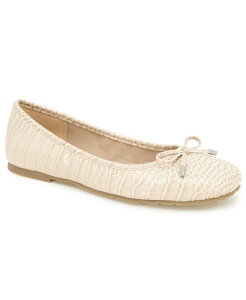 �P�l�X�R�[�� ���f�B�[�X �V���[�Y �p���v�X Kenneth Cole Reaction Women's Elstree Ballet Flats Cream Croco �N���[��