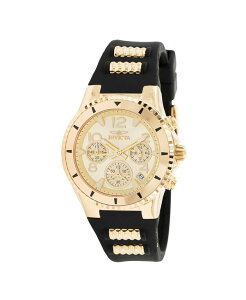 �C���r�N�^ ���f�B�[�X �A�N�Z�T���[ �r���v Invicta Women's 36909 BLU Quartz Chronograph Goldial Watch Black �u���b�N