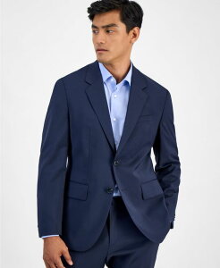 �q���[�S�{�X �����Y �A�E�^�[ �W���P�b�g�E�u���]�� �E�[�� Hugo Boss Men's Modern-Fit Solid Wool-Blend Suit Separate Jacket Navy �l�C�r�[