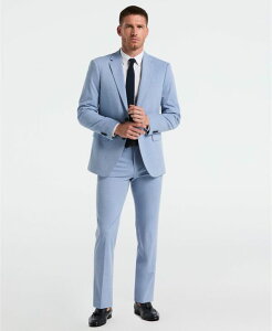 �y���[�G���X �����Y �{�g���X �J�W���A���p���c �X�����t�B�b�g Perry Ellis Men's Dobby Louislim Fit Suit Pants Infinity