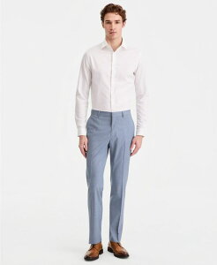 �P�l�X�R�[�� �����Y �{�g���X �J�W���A���p���c Kenneth Cole Reaction Men's Pinstripe Slim-Fitechni-Cole Suit Separate Pants Blue �u���[