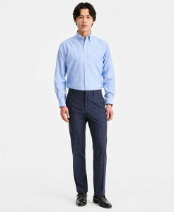 �P�l�X�R�[�� �����Y �{�g���X �J�W���A���p���c Kenneth Cole Reaction Men's Windowpane Slim-Fitechni-Cole Suit Separate Pants Navy/blue �l�C�r�[