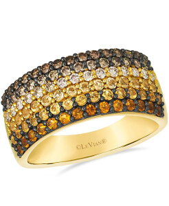 �� ���@�� ���f�B�[�X �A�N�Z�T���[ �����O Le Vian Citrine Ombre (0.55 ct.w.) and Chocolate Diamond (0.63 ct.w.) Ring in 14k Honeyellow Gold �C�G���[