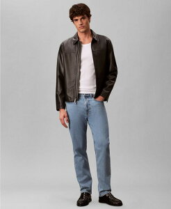 �J���o���N���C�� �����Y �{�g���X �f�j���p���c �W�[���Y Calvin Klein Men'straight-Fit Stretch Denim Jeans Adam Lt Stone �X�g�[��