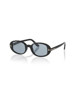 �g���E�t�H�[�h ���f�B�[�X �A�N�Z�T���[ �T���O���X�E�A�C�E�F�A Tom Ford Women's Oval Sunglasses Iggy TR002277 Black Shiny �u���b�N