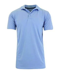 �M�����N�V�[�o�C�n���r�b�N �����Y �g�b�v�X �|���V���c �g�[�� Galaxy By Harvic Men's Big & Tall Dry Fit Moisture-Wicking Polo Shirt Light Blue �u���[