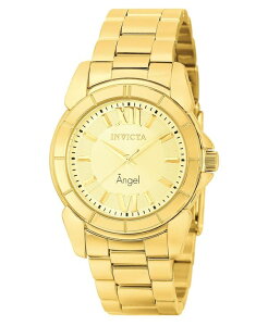 �C���r�N�^ ���f�B�[�X �A�N�Z�T���[ �r���v Invicta Women's 0459 Angel Quartz Champagne Dial Watch Gold �S�[���h