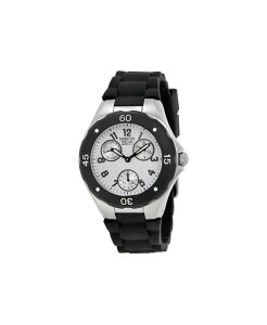 �C���r�N�^ ���f�B�[�X �A�N�Z�T���[ �r���v Invicta Women's 18787 Angel Quartz Chronograph Silver Dial Watch Black �u���b�N