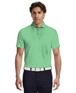 �s�[�W�[�G�[�c�A�[ �����Y �g�b�v�X �|���V���c �v�����g PGA TOUR Men's Essential Geo Print Golf Polo Shirt Emerald �G�������h