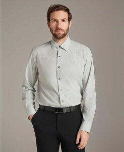 �A���t�@�j �����Y �g�b�v�X �V���c ���M�����[�t�B�b�g Alfani Men's Regular Fit Micro Dot Dresshirt Macy's Exclusive Light Gray �O���[