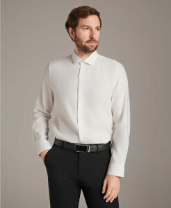 �o�[�X���[ �����Y �g�b�v�X �V���c Bar III Men's Diamondobby Spread Collar Dresshirt Macy's Exclusive White Combo �z���C�g