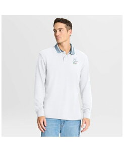 �t�@�i�e�B�N�X �����Y �g�b�v�X �|���V���c Fanatics Men's White Milano Cortina 2026 Winter Olympics Tipped Long Sleeve Polo Shirt White Gray �z���C�g