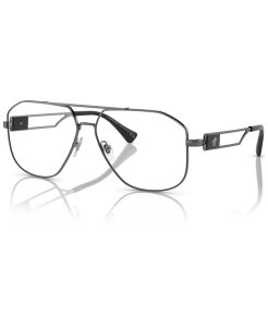���F���T�[�` �����Y �A�N�Z�T���[ �T���O���X�E�A�C�E�F�A Versace Men's Pilot Eyeglasses VE1287 57 Gray �O���[