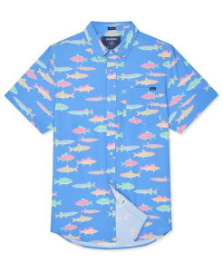 �`���r�[�Y �����Y �g�b�v�X �V���c Chubbies Men's Get Schooled Performance Friday Shirt Medium Blue �u���[