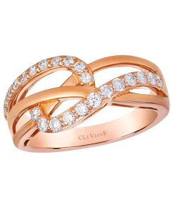 �� ���@�� ���f�B�[�X �A�N�Z�T���[ �����O Le Vian Vanilla Diamond (0.48 ct.w.) Ring in 14k Strawberry Rose Gold �S�[���h