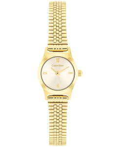 �J���o���N���C�� ���f�B�[�X �A�N�Z�T���[ �r���v T�V���c Calvin Klein Women's CK Contemporary Gold Tone Stainlessteel Bracelet Watch 18mm Gold �S�[���h