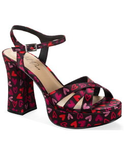 ���C���h �y�A�[ ���f�B�[�X �V���[�Y �T���_�� �v���b�g�t�H�[�� Wild Pair Women's Reemii Platform Sandals Macy's Exclusive Valentine's Day Hearts