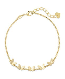 �f���@�^ ���f�B�[�X �A�N�Z�T���[ �u���X���b�g�E�o���O���E�A���N���b�g DEVATA Butterfly Chain Bracelet in 14K Gold 6.5 inches adj to 7.5 inches approx. 3 grams gold �S�[���h