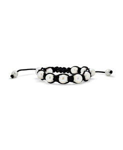 �u�����O ���f�B�[�X �A�N�Z�T���[ �u���X���b�g�E�o���O���E�A���N���b�g Bling Jewelry Baroque Freshwater Pearl Strand Bracelet with Cord String White �z���C�g