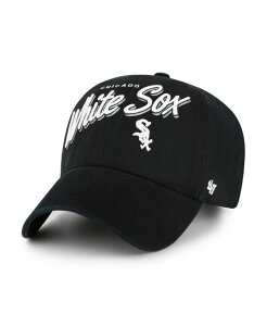 47 �u�����h ���f�B�[�X �A�N�Z�T���[ �X�q '47 Brand Women's Black Chicago White Sox Ariana Clean Up Adjustable Hat Black �u���b�N