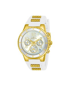 �C���r�N�^ ���f�B�[�X �A�N�Z�T���[ �r���v Invicta Women's 24187 BLU Quartz 3 Handial Watch White/gld ins �z���C�g