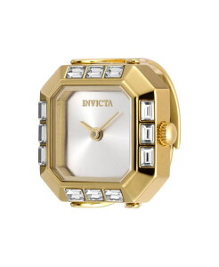 �C���r�N�^ ���f�B�[�X �A�N�Z�T���[ �r���v �~�j Invicta Women's 49587 Mini Ring Watch Quartz 2 Handial Watch Gold �S�[���h