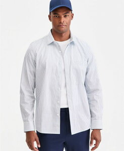 �A���t�@�j �����Y �g�b�v�X �V���c �R�b�g�� Alfani Men's Cotton Striped One-Pocket Regular-Fit Shirt Macy's Exclusive Ice Melt �X�g���C�v