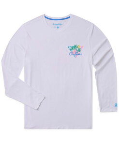 �`���r�[�Y �����Y �g�b�v�X T�V���c �N���[�l�b�N Chubbies Men's The Tacking Toward Sun Crewneck Swim T-Shirt Optic White �z���C�g