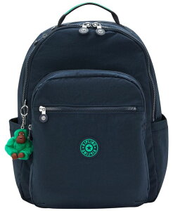 �L�v�����O ���f�B�[�X �o�b�O �o�b�N�p�b�N�E�����b�N�T�b�N Kipling Seoul Medium 15 Laptop Backpack Blue Green Black �u���b�N
