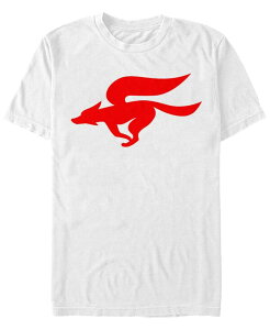 �t�B�t�X�T�� �����Y �g�b�v�X T�V���c ���S Fifth Sunintendo Men'star Fox Logo Short Sleeve T-Shirt White �z���C�g