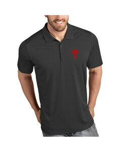 �A���e�B�O�A �����Y �g�b�v�X �|���V���c Antigua Men's Gray Philadelphia Phillies Tribute Polo Gray �O���[