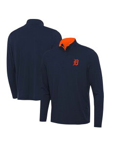 �A���e�B�O�A �����Y �g�b�v�X �V���c Antigua Men's Navy Detroitigers Content Quarter-Zip Top Navy �l�C�r�[