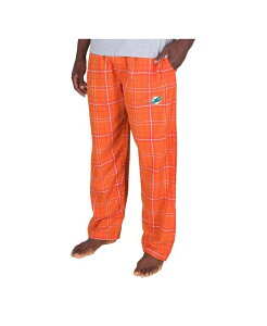 �R���Z�v�c �X�|�[�c �����Y �{�g���X �J�W���A���p���c Conceptsport Men's Orange Miami Dolphins Ultimate Plaid Flannel Pants Orange White �z���C�g