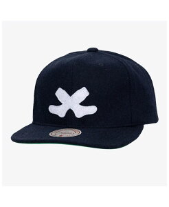 �~�b�`�F��&�l�X �����Y �A�N�Z�T���[ �X�q ���B���e�[�W �E�[�� Mitchell & Ness Men's and Women's Navy Chicago White Sox Vintage Fit Melton Wool Adjustable Hat Navy �l�C�r�[