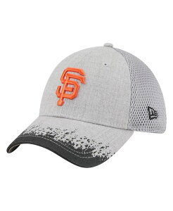 �j���[�G�� �����Y �A�N�Z�T���[ �X�q New Era Men's Gray San Francisco Giants Visor Paint Splatter 39THIRTY Flex Hat Gray �O���[