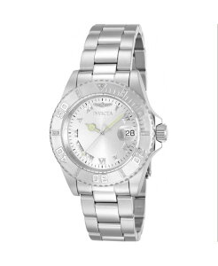 �C���r�N�^ �����Y �A�N�Z�T���[ �r���v Invicta Men's 12819 Pro Diver Quartz 3 Hand Silver Dial Watch Silver �V���o�[
