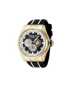�C���r�N�^ �����Y �A�N�Z�T���[ �r���v Invicta Men's 49055 Speedway Quartz Chronograph White Black Dial Watch Black �u���b�N