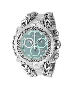 �C���r�N�^ �����Y �A�N�Z�T���[ �r���v Invicta Men's 48416 Gladiator Quartz Chronograph Turquoise Dial Watch Silver �V���o�[