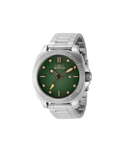 �C���r�N�^ �����Y �A�N�Z�T���[ �r���v Invicta Men's 49100 Speedway Quartz PC32 Green Dial Watch Silver �V���o�[