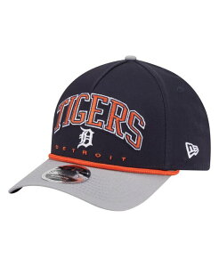 �j���[�G�� �����Y �A�N�Z�T���[ �X�q New Era Men's Navy/Gray Detroitigers Arch 9FORTY A-Frame M-Crown Adjustable Hat Navy Gray �O���[