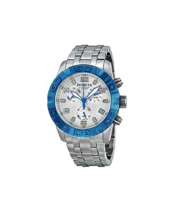 �C���r�N�^ �����Y �A�N�Z�T���[ �r���v Invicta Men's 11452 Pro Diver Quartz Chronograph Dial Watch Silver �V���o�[